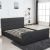 Κρεβάτι ArteLibre ANEMONE Μαύρο PU Με Αποθηκευτικό Χώρο 217.5x170.5x100cm(Στρώμα 160x200cm) 14320005 ArteLibre |  Κρεβάτια στο espiti