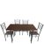 Τραπέζι Σετ (4+1) ArteLibre ALPINE ASTER Wenge 120x68x75cm 14370002 ArteLibre |  Σετ τραπεζαρίες στο espiti