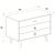 Συρταριέρα ArteLibre KIMOLOS Λευκό/Φυσικό/Καφέ 80x40x79cm 14410119 ArteLibre |  Συρταριέρες -Κονσόλες στο espiti