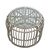 Τραπεζάκι Κήπου ArteLibre ALBIUS Γκρι Rattan/Μέταλλο/Γυαλί Φ50x35cm 14510026 ArteLibre |  Τραπέζια κήπου στο espiti