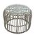 Τραπεζάκι Κήπου ArteLibre ALBIUS Γκρι Rattan/Μέταλλο/Γυαλί Φ50x35cm 14510026 ArteLibre |  Τραπέζια κήπου στο espiti