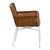 Πολυθρόνα Κήπου ArteLibre BLUENILE Λευκό/Καφέ Αλουμίνιο/Rattan 49x42x81cm 14840014 ArteLibre |  Καναπέδες - Καρέκλες  στο espiti