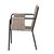 Πολυθρόνα Κήπου ArteLibre DAYA Γκρι/Μαύρο Αλουμίνιο/Rattan 57x67x84cm 14840048 ArteLibre |  Καναπέδες - Καρέκλες  στο espiti