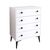 Συρταριέρα ArteLibre AMARI Λευκό Μοριοσανίδα 72x43x96cm 14870053 ArteLibre |  Συρταριέρες -Κονσόλες στο espiti