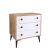 Συρταριέρα ArteLibre AMARI Δρυς/Λευκό Μοριοσανίδα 72x43x79cm 14870056 ArteLibre |  Συρταριέρες -Κονσόλες στο espiti