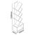 Βιβλιοθήκη ArteLibre BADRU Λευκό Μοριοσανίδα 40x19.5x150cm 14870088 ArteLibre |  Βιβλιοθήκες στο espiti