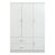Ντουλάπα ArteLibre TUBEROSA Λευκό Μοριοσανίδα 120x50x180cm 14370195 ArteLibre |  Ντουλάπες ρούχων στο espiti