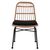 Καρέκλα Κήπου ArteLibre AFRANIUS Φυσικό/Μαύρο Rattan/Μέταλλο 47x50x85cm 14510059 ArteLibre |  Καναπέδες - Καρέκλες  στο espiti