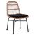 Καρέκλα Κήπου ArteLibre AFRANIUS Φυσικό/Μαύρο Rattan/Μέταλλο 47x50x85cm 14510059 ArteLibre |  Καναπέδες - Καρέκλες  στο espiti