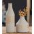 Βάζο ArteLibre Λευκό/Χρυσό Κεραμικό 12.5cm 05160214 ArteLibre |  Βάζα στο espiti