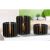 Κηροπήγιο ArteLibre Μαύρο/Διάφανο Ξύλο/Γυαλί 18cm 05160626 ArteLibre |  Διακοσμητκά στο espiti