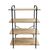 Ραφιέρα ArteLibre AMORA Φυσικό/Μαύρο MDF/Μέταλλο 80x34x112cm 14330043 ArteLibre |  Βοηθητικά έπιπλα γραφείου στο espiti