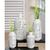 Βάζο ArteLibre Modern Art Λευκό Πορσελάνη Φ9x20cm Σε 2 Σχέδια 05160972 ArteLibre |  Βάζα στο espiti