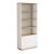 Βιβλιοθήκη ArteLibre BELMONT Πεύκο/Λευκό Μοριοσανίδα 75.5x26.8x168.3cm 15350063 ArteLibre |  Βιβλιοθήκες στο espiti