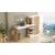Γραφείο ArteLibre CAMDEN Πεύκο/Λευκό Μοριοσανίδα 152.3x40x120cm 15350089 ArteLibre |  Γραφεία στο espiti