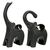  Sculpture Elephant Ceramic Black 2 Assorted 9X6X17Cm 9X6X17Cm 05161434 ArteLibre |  Διακοσμητκά στο espiti