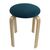 Σκαμπό ArteLibre MILOA Μπλε/Φυσικό Ύφασμα/Ξύλο 42x42x45cm 14350033 ArteLibre |  Σκαμπώ κήπου στο espiti