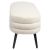 Παγκάκι Ottoman ArteLibre TONDO Λευκό Ύφασμα Teddy/Μέταλλο 42x112x44cm 14770099 ArteLibre |  Σκαμπώ κήπου στο espiti
