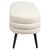 Παγκάκι Ottoman ArteLibre TONDO Λευκό Ύφασμα Teddy/Μέταλλο 42x112x44cm 14770099 ArteLibre |  Σκαμπώ κήπου στο espiti