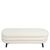Παγκάκι Ottoman ArteLibre TONDO Λευκό Ύφασμα Teddy/Μέταλλο 42x112x44cm 14770099 ArteLibre |  Σκαμπώ κήπου στο espiti