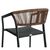 Σκαμπό Bar ArteLibre SANTORINI Μαύρο/Φυσικό Αλουμίνιο/Rattan 55x56x99cm 14840109 ArteLibre |  Καναπέδες - Καρέκλες  στο espiti