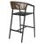 Σκαμπό Bar ArteLibre SANTORINI Μαύρο/Φυσικό Αλουμίνιο/Rattan 55x56x99cm 14840109 ArteLibre |  Καναπέδες - Καρέκλες  στο espiti