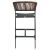 Σκαμπό Bar ArteLibre SANTORINI Μαύρο/Φυσικό Αλουμίνιο/Rattan 55x56x99cm 14840109 ArteLibre |  Καναπέδες - Καρέκλες  στο espiti