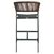 Σκαμπό Bar ArteLibre SANTORINI Μαύρο/Φυσικό Αλουμίνιο/Rattan 55x56x99cm 14840109 ArteLibre |  Καναπέδες - Καρέκλες  στο espiti
