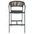 Σκαμπό Bar ArteLibre SANTORINI Μαύρο/Φυσικό Αλουμίνιο/Rattan 55x56x99cm 14840109 ArteLibre |  Καναπέδες - Καρέκλες  στο espiti