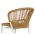 Καρέκλα Κήπου ArteLibre RIVIERA Λευκό/Φυσικό Αλουμίνιο/Rattan 57x61x79cm 14840117 ArteLibre |  Καναπέδες - Καρέκλες  στο espiti