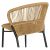 Καρέκλα Κήπου ArteLibre RIVIERA Μαύρο/Φυσικό Αλουμίνιο/Rattan 57x61x79cm 14840118 ArteLibre |  Καναπέδες - Καρέκλες  στο espiti