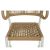 Σκαμπό Bar ArteLibre CEBU Λευκό/Φυσικό Αλουμίνιο/Rattan 60x60x99cm 14840125 ArteLibre |  Καναπέδες - Καρέκλες  στο espiti