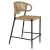 Σκαμπό Bar ArteLibre CEBU Μαύρο/Φυσικό Αλουμίνιο/Rattan 60x60x99cm 14840126 ArteLibre |  Καναπέδες - Καρέκλες  στο espiti