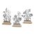 Διακοσμητικό ArteLibre Φυτά Μαύρο/Φυσικό MDF 3x11.8x13.5cm Σε 3 Σχέδια 05160516 ArteLibre |  Διακοσμητκά στο espiti