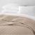 Κουβερλί Υπέρδιπλο Ξενοδοχείου 100% Cοtton Beige Astron Italy |  Κουβερλί Μονά στο espiti