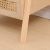 Ραφιέρα επιδαπέδια 3όροφη Scandy pakoworld mdf-rattan σε φυσική απόχρωση 44x37x110εκ |  Πάγκοι και Βοηθητικά στο espiti