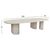 ΤΡΑΠΕΖΙ ΤΡΑΠΕΖΑΡΙΑΣ FIBER CEMENT ΟΒΑΛ GLEN HM6598.02 ΜΠΕΖ 260x95x75Υεκ |  Τραπέζια κήπου στο espiti