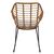 Πολυθρόνα Κήπου ArteLibre ABURIUS Φυσικό/Μαύρο Rattan/Μέταλλο 63x60x83.5cm 14510058 ArteLibre |  Καναπέδες - Καρέκλες  στο espiti