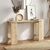 Κονσόλα Mendoza Megapap χρώμα sapphire oak - travertine 130,8x35x76,8εκ. |  Συρταριέρες -Κονσόλες στο espiti