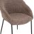 ΣΕΤ ΤΡΑΠΕΖΑΡΙΑΣ 7ΤΜΧ DRENNY HM10936.03 MDF TOP ΚΑΡΥΔΙ--ΥΦΑΣΜΑ TAUPE & ΜΕΤΑΛΛΟ ΜΑΥΡΟ |  Σετ τραπεζαρίες στο espiti