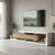 Έπιπλο τηλεόρασης Arbero pakoworld λευκό-oak 198x40x45εκ |  Έπιπλα τηλεόρασης στο espiti