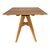 Τραπέζι Cadrada pakoworld teak ξύλο σε φυσική απόχρωση 80x80x76εκ |  Τραπέζια στο espiti