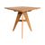 Τραπέζι Cadrada pakoworld teak ξύλο σε φυσική απόχρωση 70x70x76εκ |  Τραπέζια στο espiti