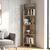 Βιβλιοθήκη Perla Megapap χρώμα sepet oak 48x22x170εκ. |  Βιβλιοθήκες στο espiti