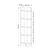 Βιβλιοθήκη Perla Megapap χρώμα sepet oak 48x22x170εκ. |  Βιβλιοθήκες στο espiti