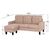 ΚΑΝΑΠΕΣ ΓΩΝΙΑ ΑΝΑΣΤΡΕΨΙΜΗ MEGGY HM3297.13 ΜΠΕΖ ΥΦΑΣΜΑ 184.5x75-129x86Yεκ. |  Καναπέδες γωνιακοί στο espiti