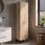 Ντουλάπι με καλάθι απλύτων Singa Megapap χρώμα sepet oak 45x40x180εκ. |  Στήλες Μπάνιου στο espiti