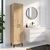 Ντουλάπι με καλάθι απλύτων Singa Megapap χρώμα sepet oak 45x40x180εκ. |  Στήλες Μπάνιου στο espiti