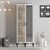 Stewehome Ντουλάπα με δύο πόρτες (PR) Lidya / Lidya 80x47x201 cm 108463 |  Ντουλάπες ρούχων στο espiti