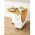 Stewehome Πτυσσόμενο Τραπέζι Κουζίνας MDF Teak &amp; Λευκό &amp; Καρυδί Χρώμα 141x72x75 cm 904049 |  Τραπέζια στο espiti